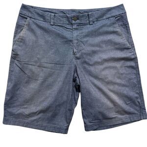 Lululemon Shorts Mens Sz 36 Gray The Works Quick Oxford Chino Stretch READ